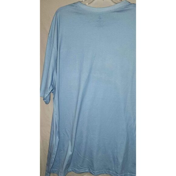 Caribbean Mens 3XT Blue Graphic T-Shirt - Picture 8 of 10